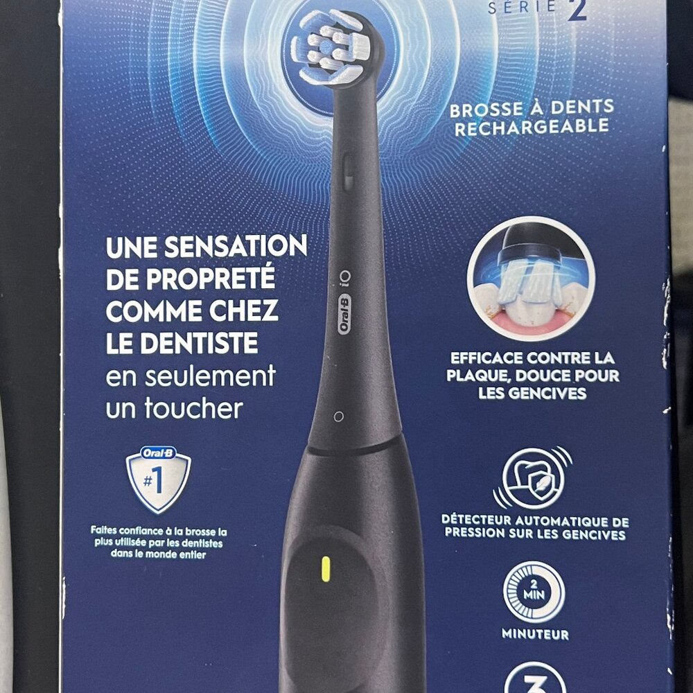 Oral-B iO Series 2 Rechargeable Electric Powered Toothbrush Black